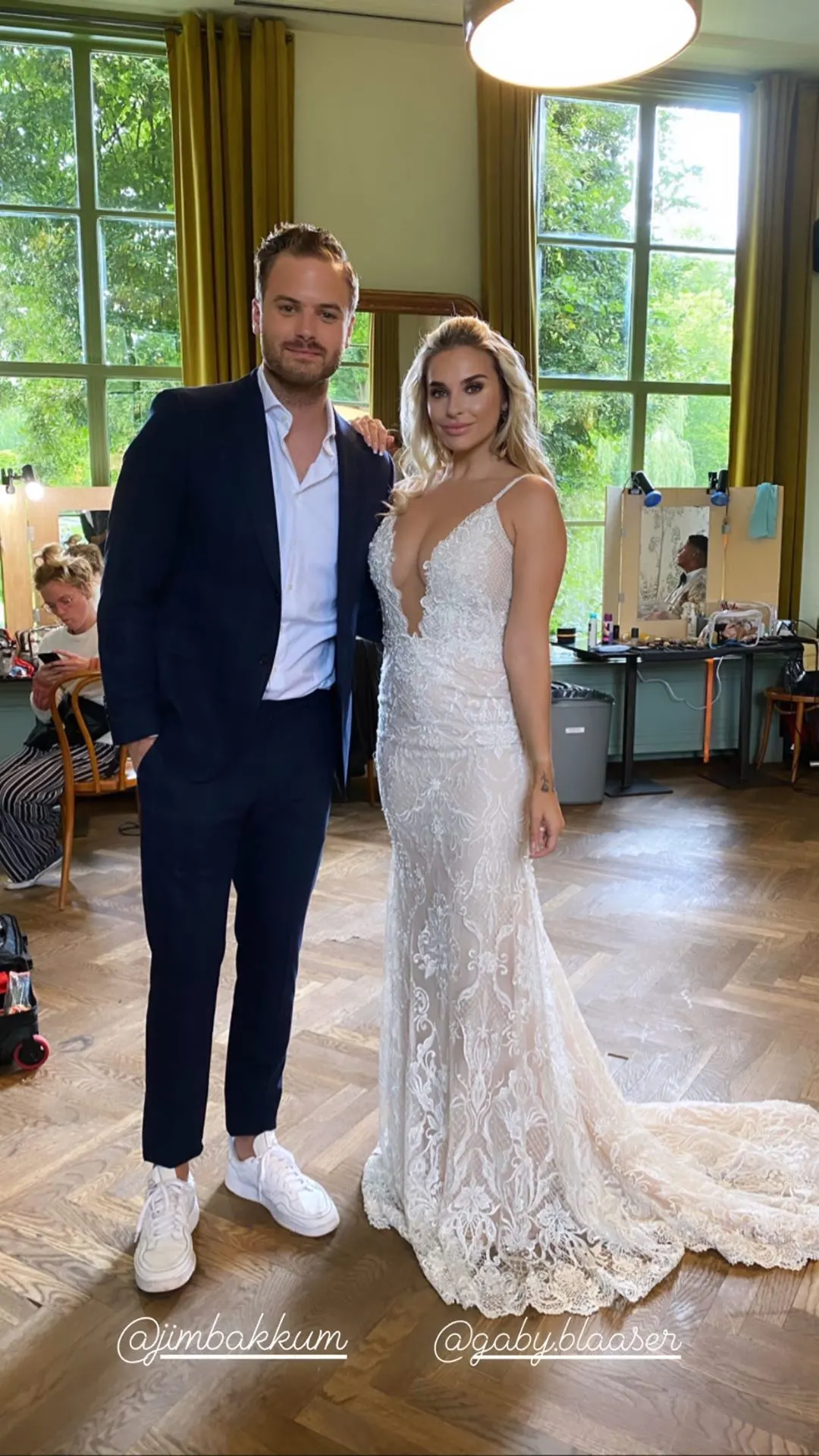 Ex-liefjes Jim Bakkum en Gaby Blaaser delen prachtige foto samen