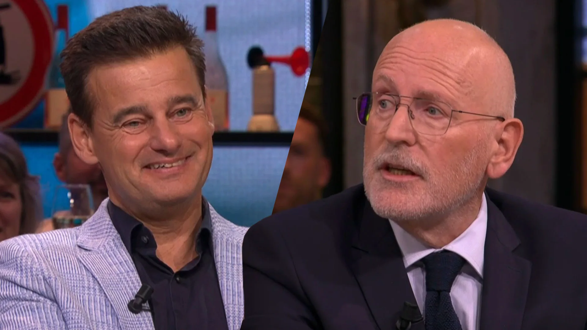 Wilfred Genee wint weddenschap van Frans Timmermans: 'Heb nog een fles wijn tegoed!'