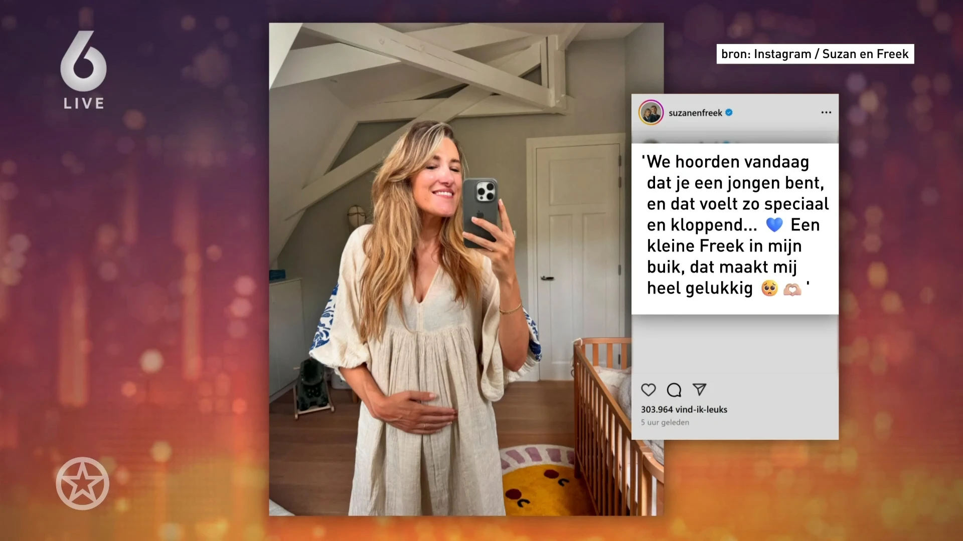 Suzan & Freek verwachten een jongetje!