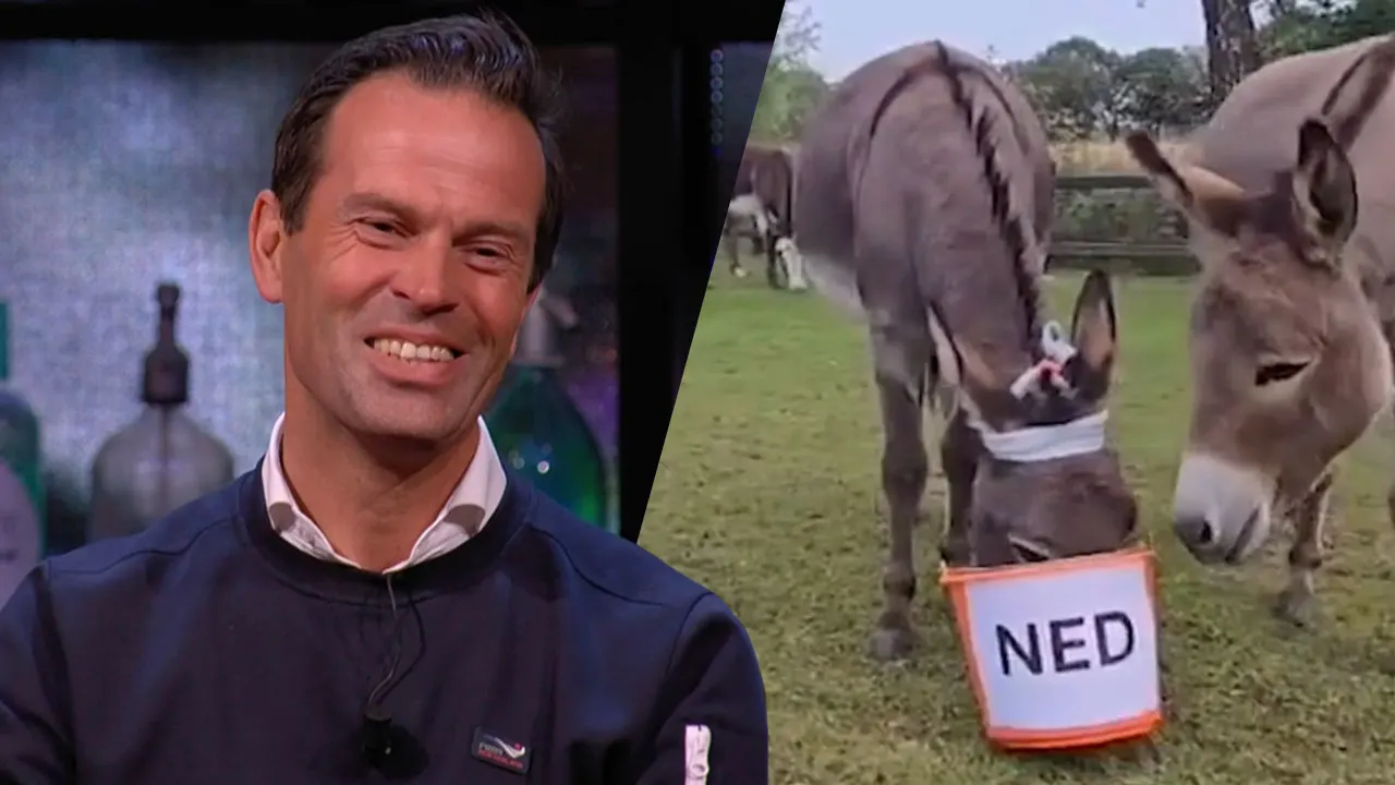Video: De ezels van Bas Nijhuis voorspellen de uitslag van Nederland - Polen