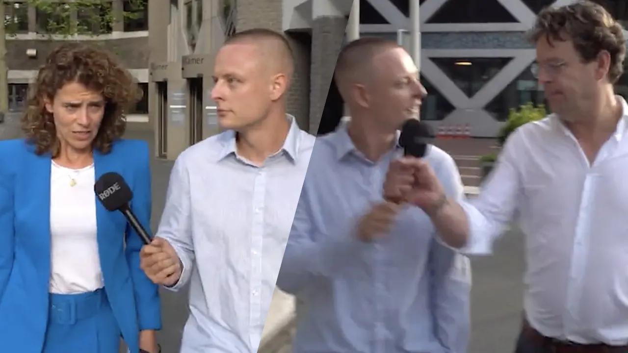 Journalist Left Laser doet aangifte tegen VVD-voorlichter na weggooien microfoon