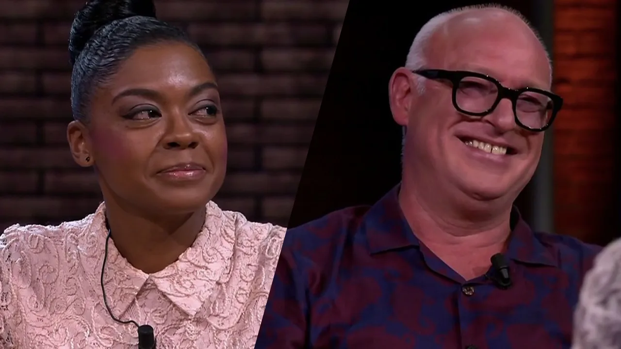 René wil uitzending afsluiten met foute grap 