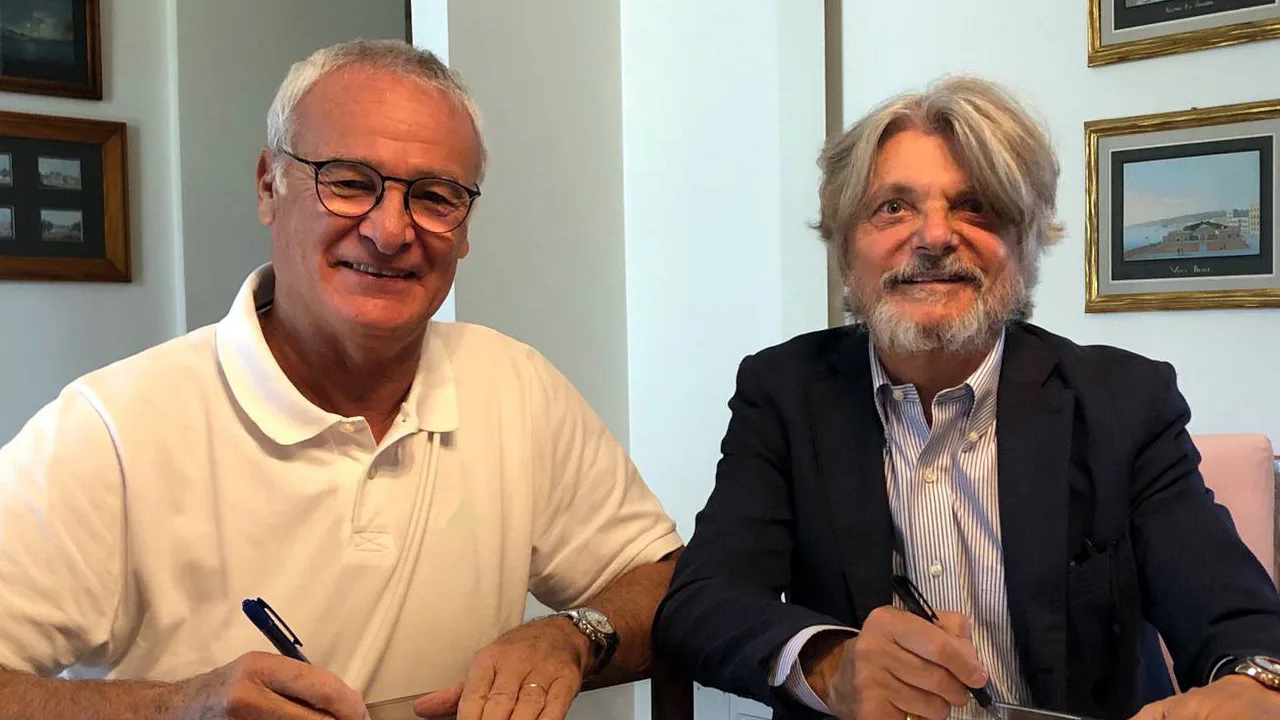 Ranieri aan de slag als trainer van Sampdoria