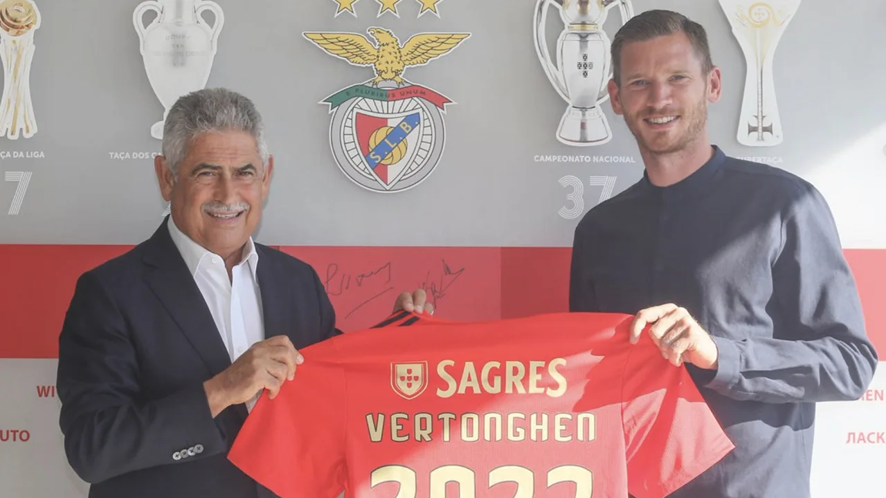 Vertonghen en vier andere spelers van Benfica hebben corona