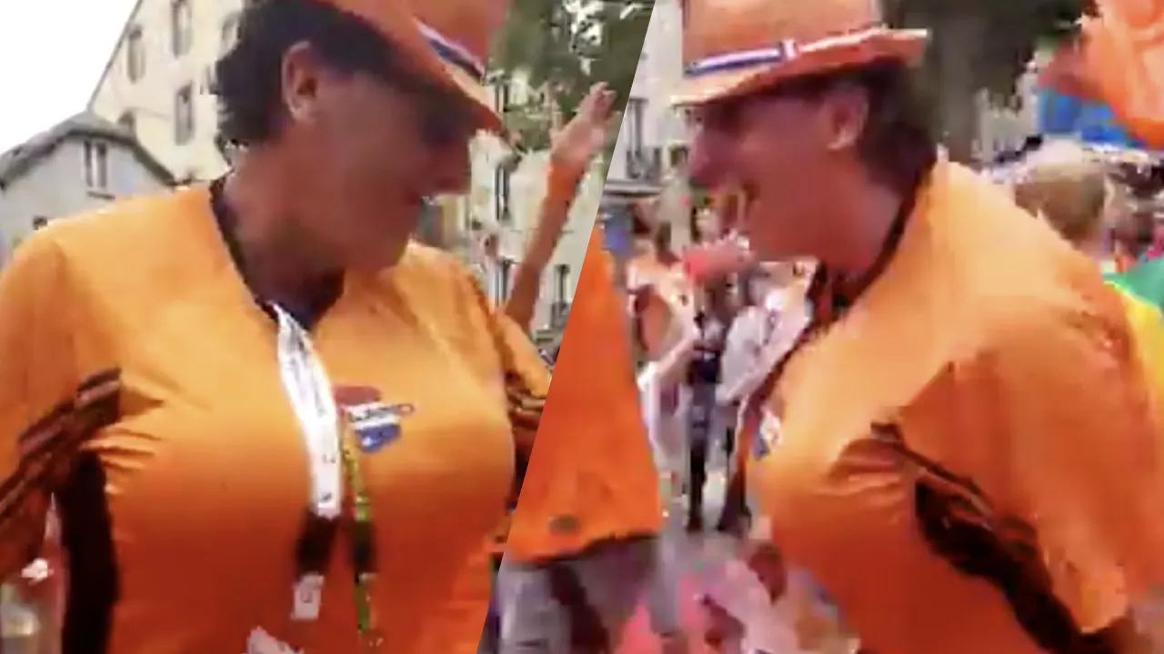 HAHA! Guess who's back? 'Tietenman' danst er weer lustig op los