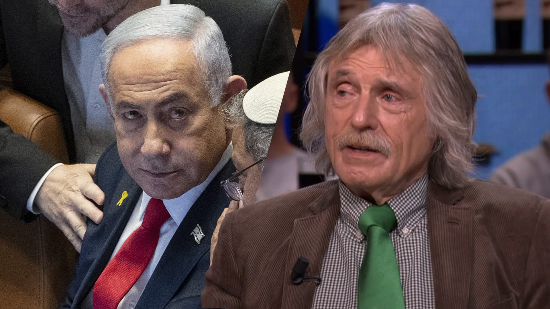 Johan reageert op arrestatiebevel Netanyahu