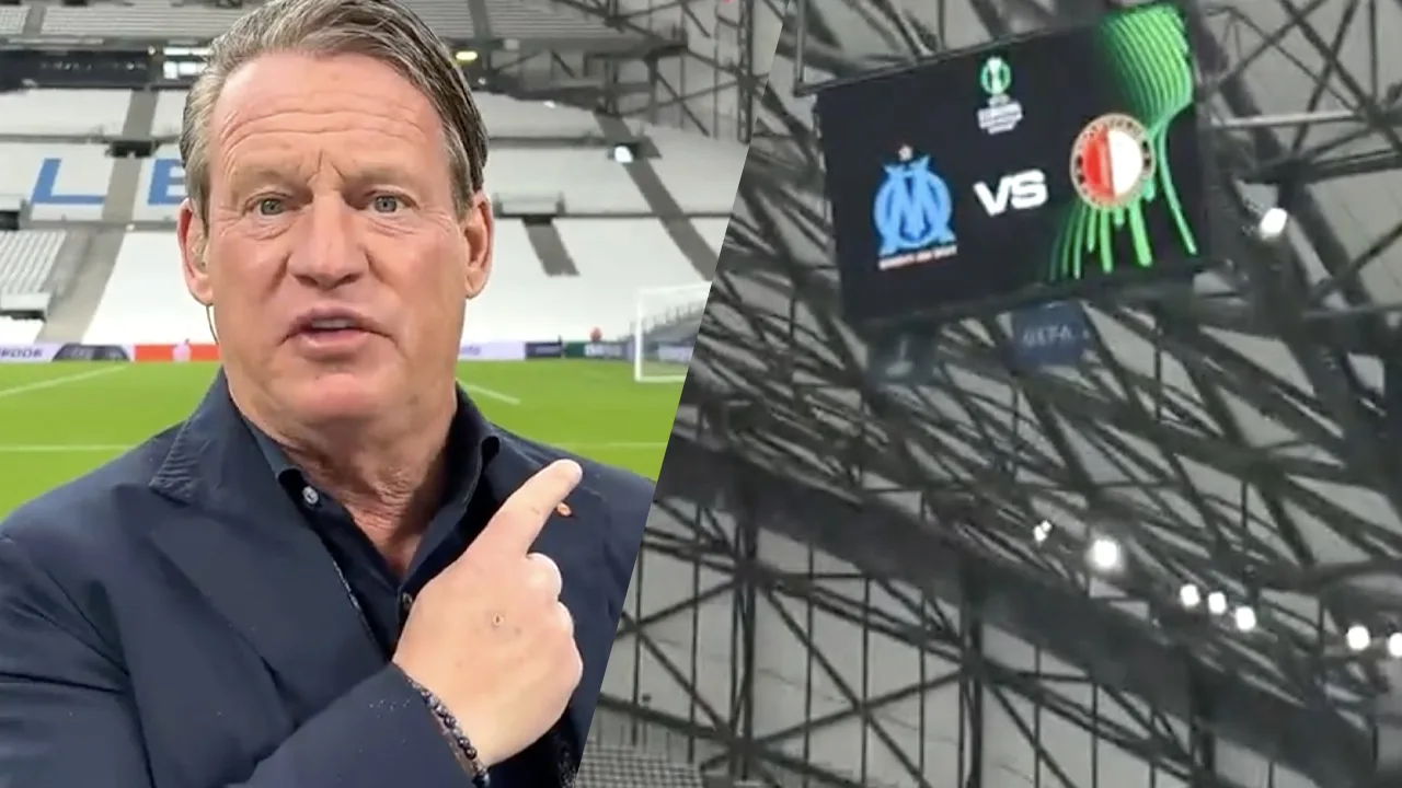 Scherpe Mario Been merkt foutje op in stadion Marseille: 'Hopelijk spelen ze tegen de goede club'