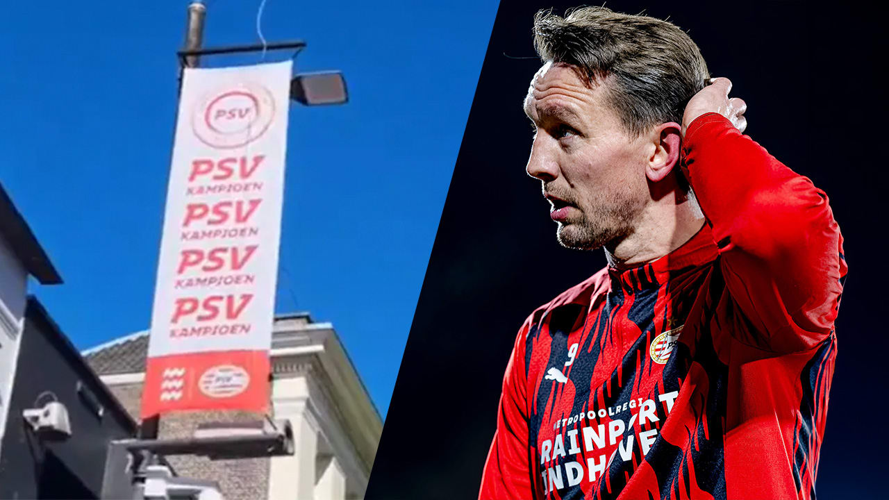 Gemeente Eindhoven plaatst per ongeluk 'PSV kampioen'-vlaggen door de stad