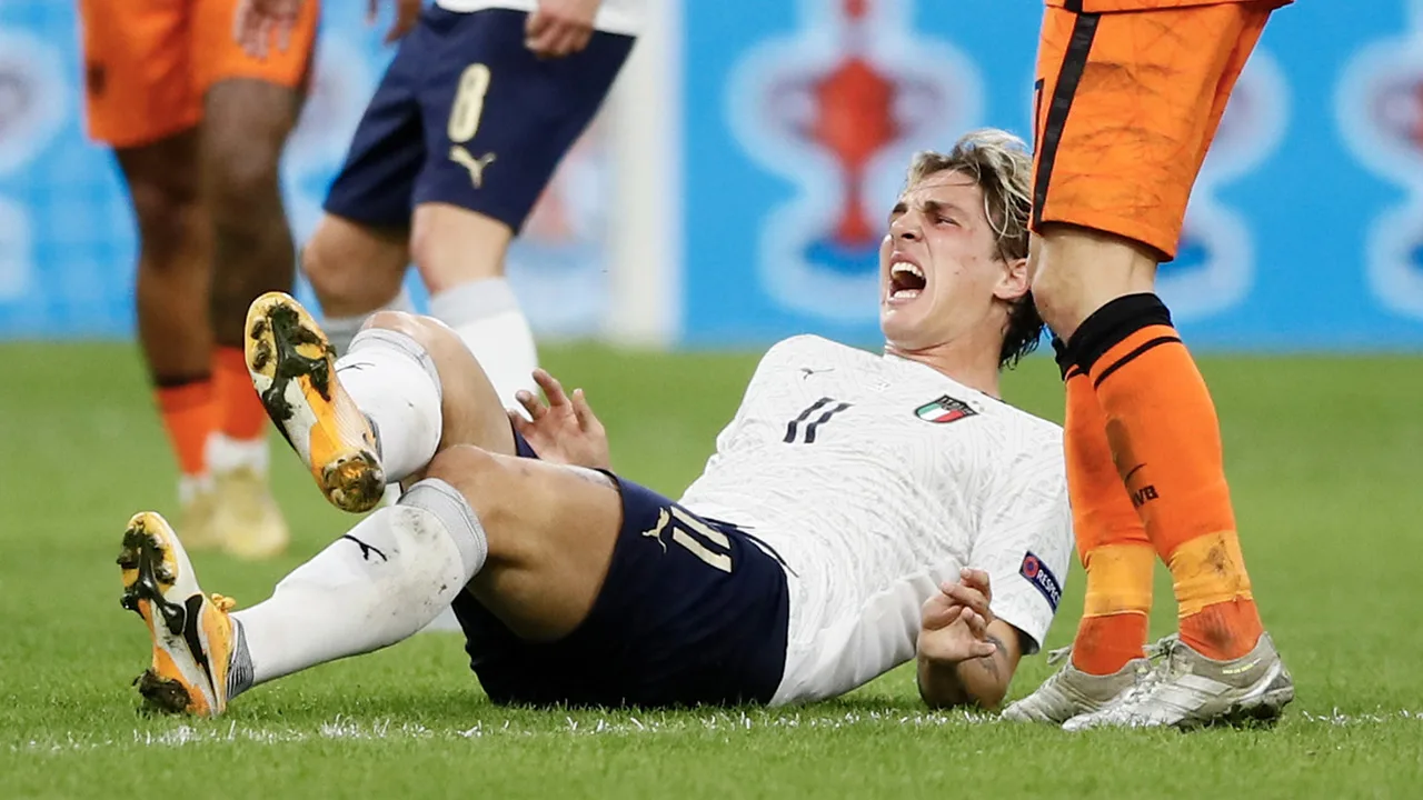 AS Roma bevestigt zware knieblessure Zaniolo na duel met Oranje