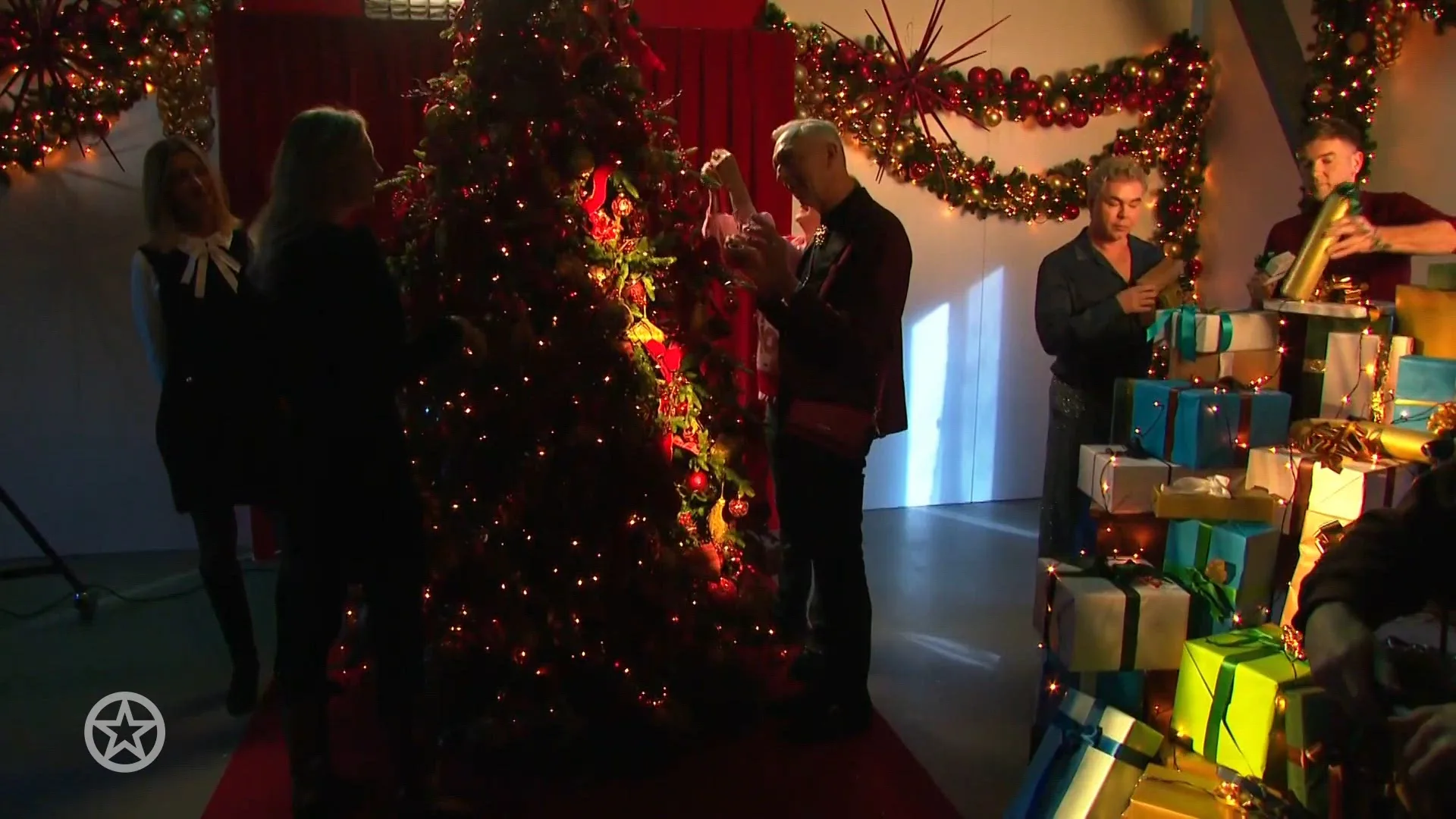 Opnames kerstpromo Talpa-sterren