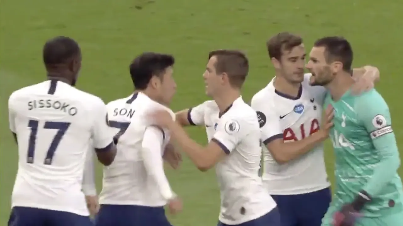 Clash tussen teamgenoten Lloris en Son na rustsignaal bij Tottenham-Everton
