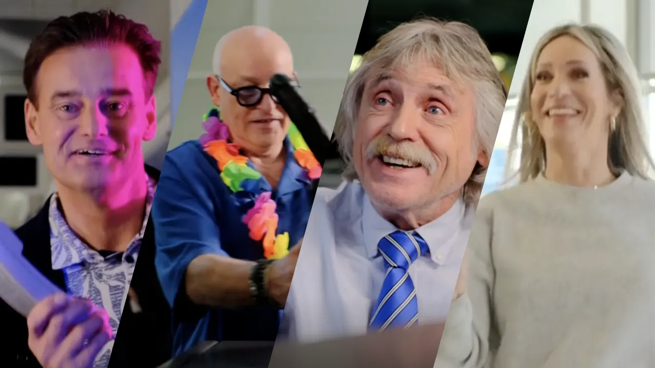 Wilfred Genee, René van der Gijp, Johan Derksen en Hélène Hendriks schitteren in Curaçao-promo!