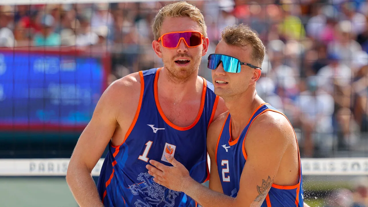 Beachvolleyballers De Groot en Boermans in achtste finales ook te sterk voor wereldkampioenen