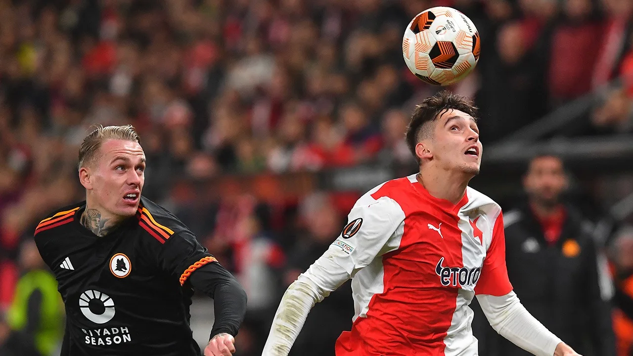 SAMENVATTING: Slavia Praag – AS Roma (Groepsfase Europa League)
