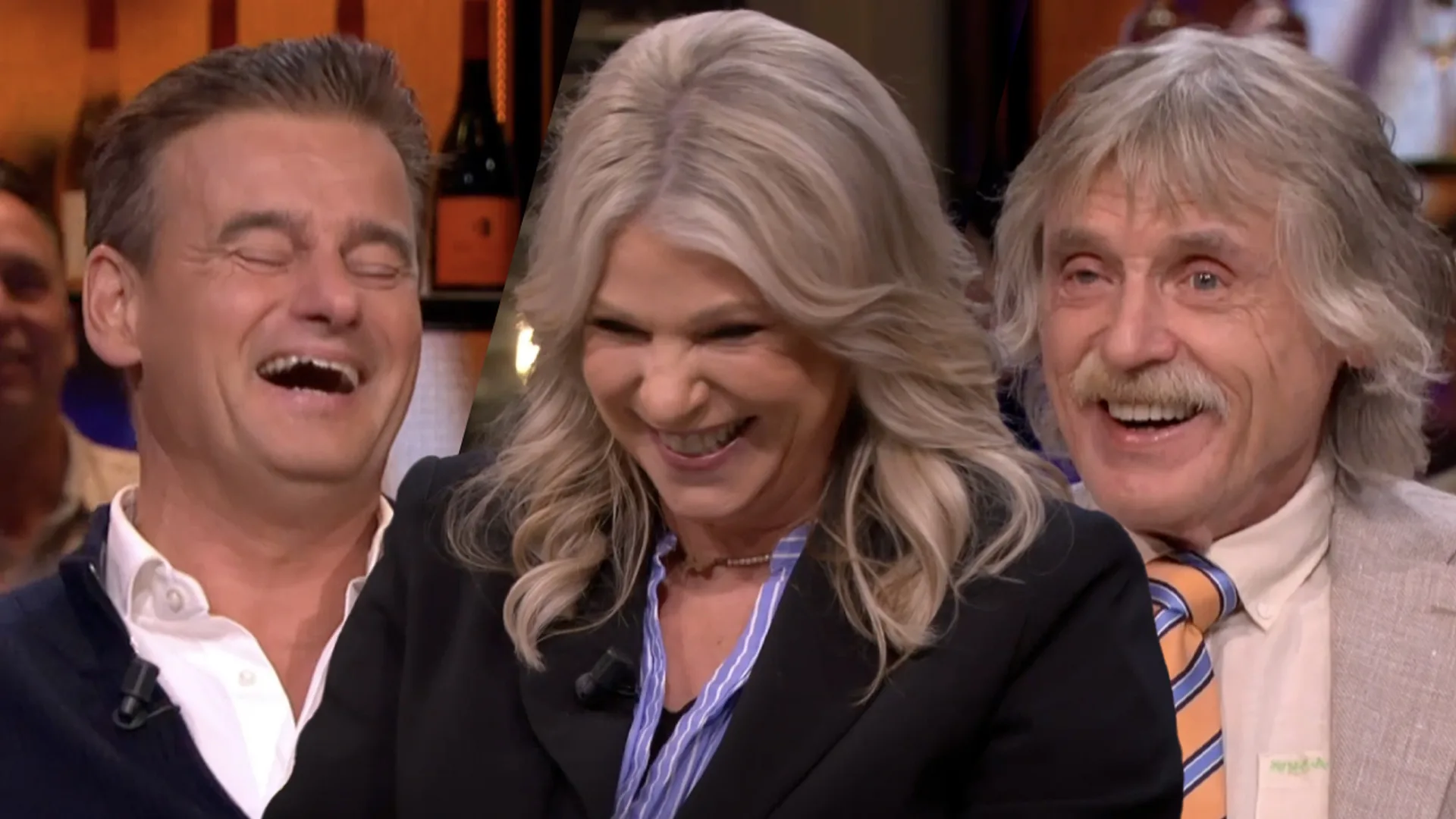 Wilfred Genee ligt dubbel om compilatie van vloekende Johan Derksen: 'Ik vind dit heel grappig!'