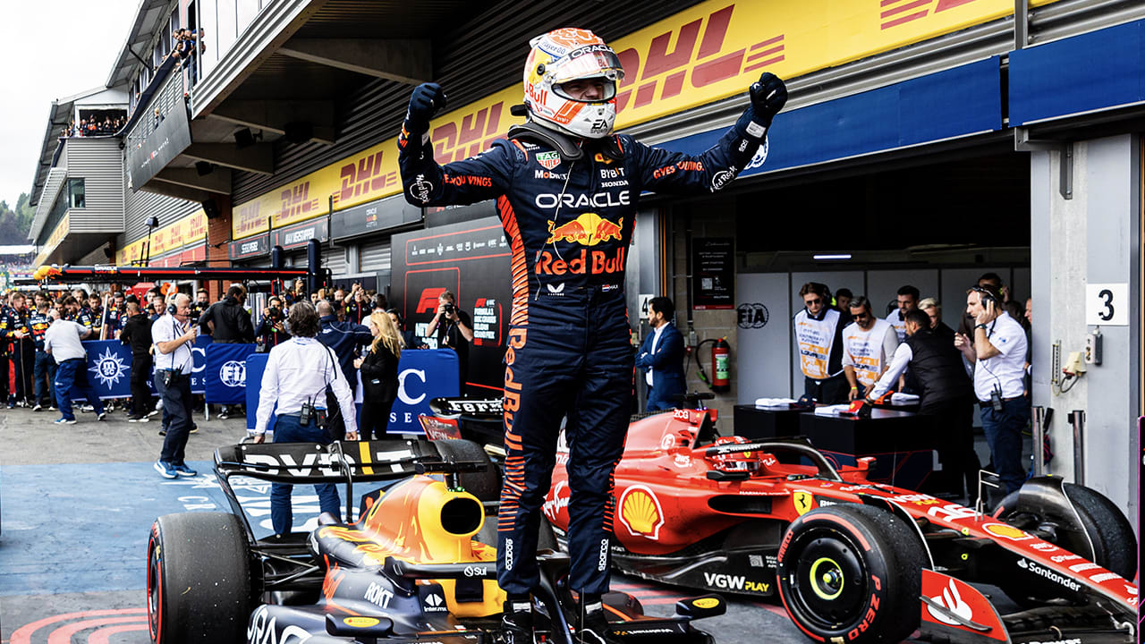 Verstappen ook met afstand de beste in Grote Prijs van België