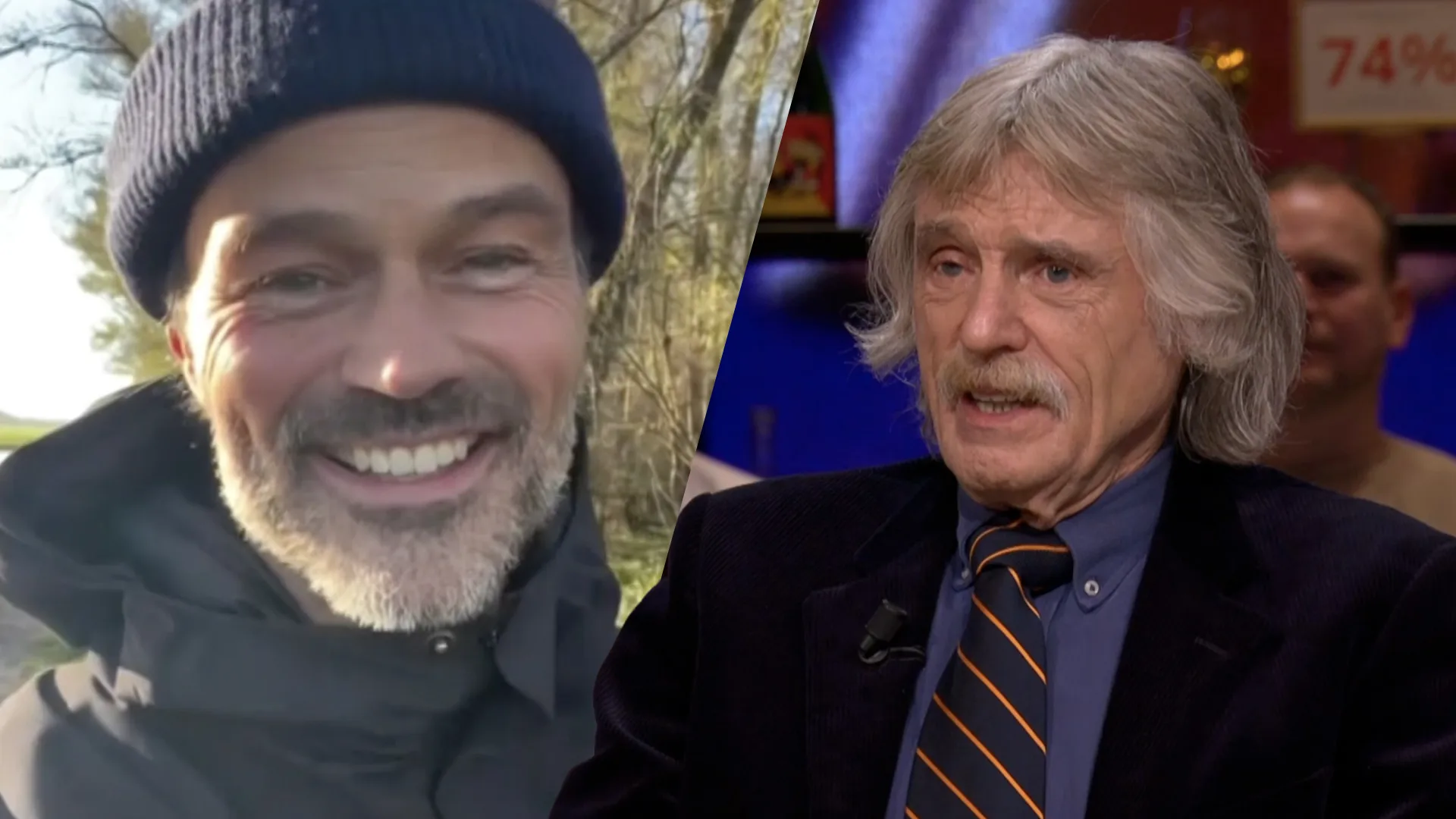 Johan Derksen ziet video Arie Boomsma: 'Moeten we deze idioot niet naar professionele hulp sturen?'