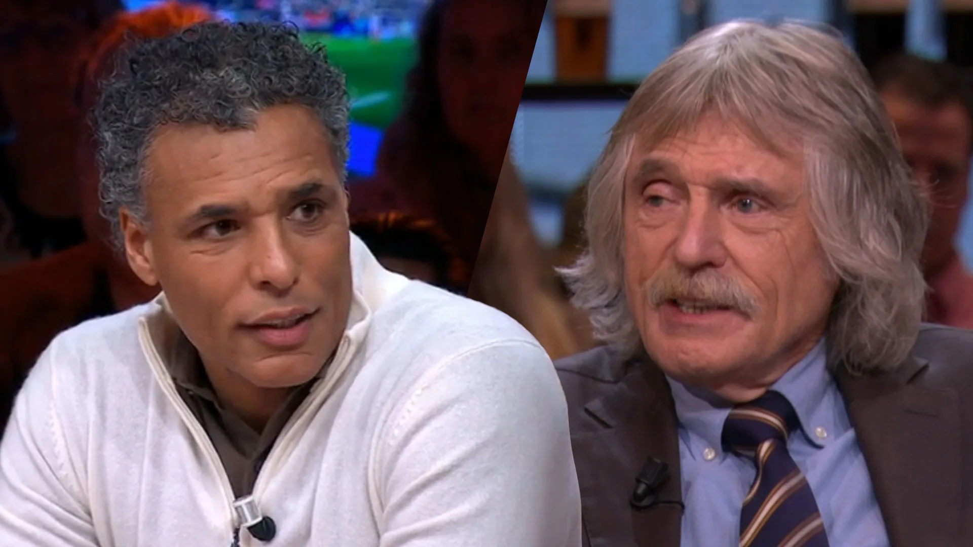 Johan ergert zich aan Pierre van Hooijdonk: 'Waar haal je die onzin vandaan, joh?!'