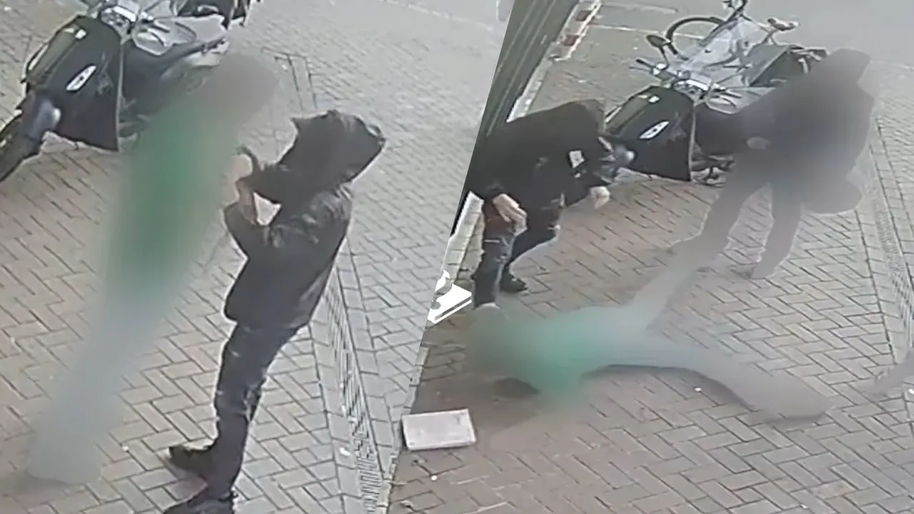 Politie deelt beelden: man in Amsterdam mishandeld, waarschijnlijk om Feyenoord-shirt