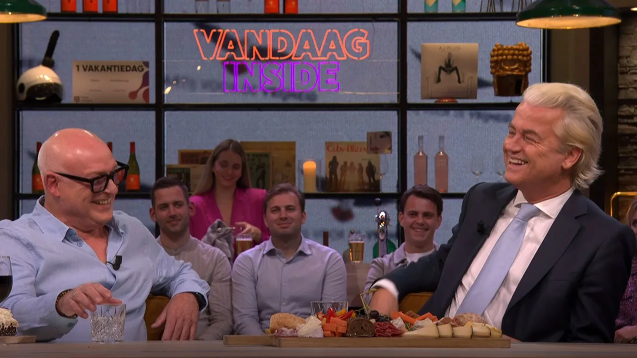 Vandaag Inside noteert seizoensrecord met Geert Wilders aan tafel: ruim 1,1 miljoen kijkers