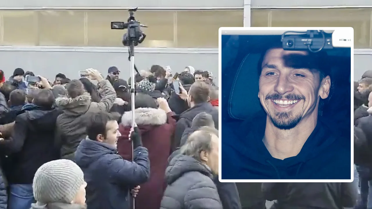 Heldenontvangst voor Zlatan bij aankomst in Milaan