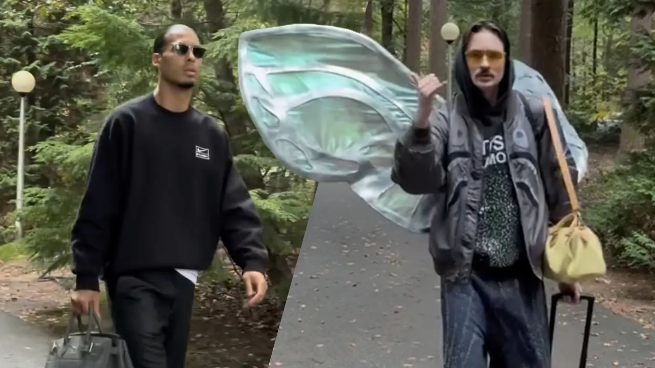 Video: Bram Krikke maakt parodie op aankomst van Oranje-internationals in Zeist