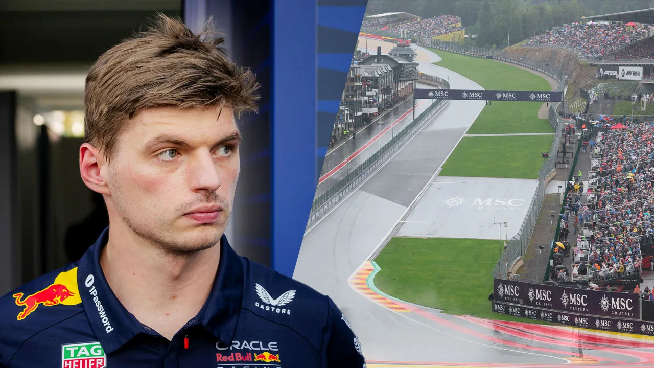 Start F1-race België voorlopig uitgesteld door aanhoudende regen