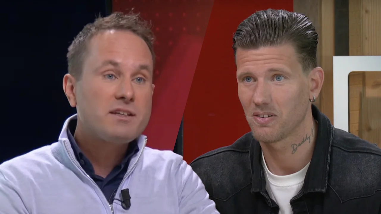 Video: Bart Nolles en Michiel Kramer kibbelen erop los: 'Wat zit je nou alweer te zeiken?'