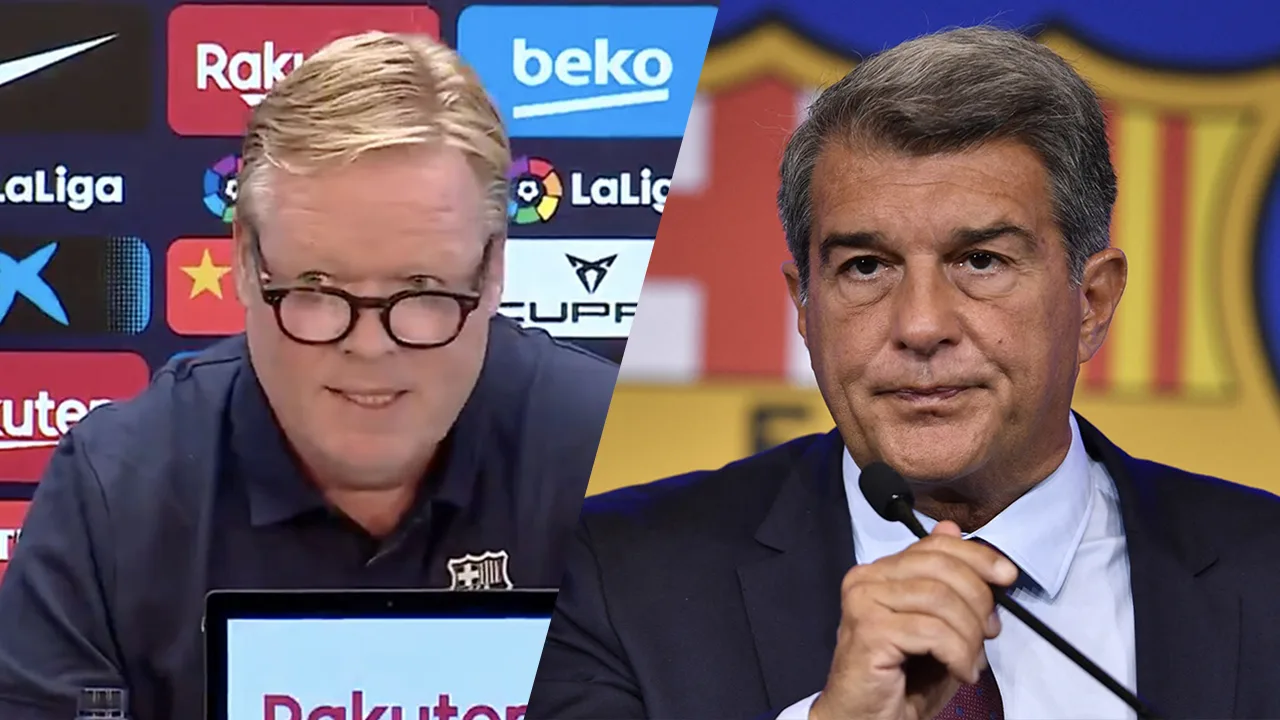 Laporta verrast door statement Koeman: 'Was niet nodig'