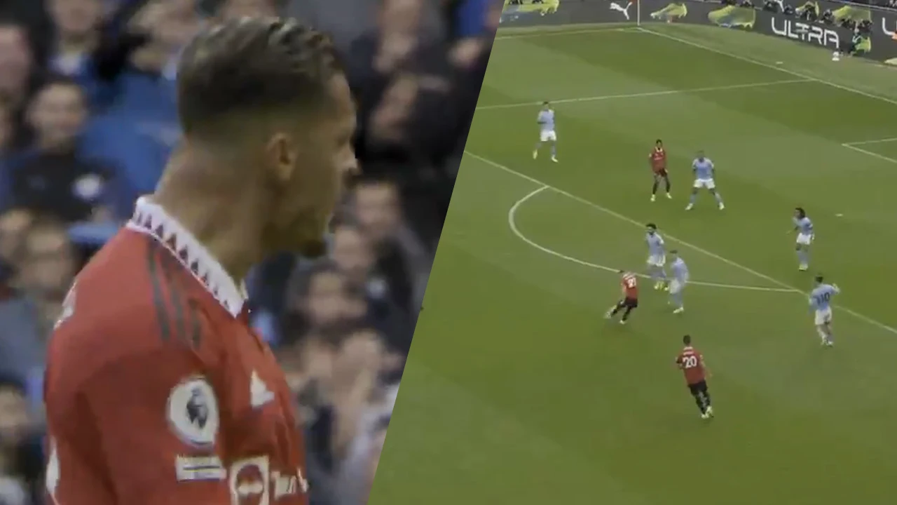 Videogoal: Antony scoort heerlijke eretreffer tegen Manchester City