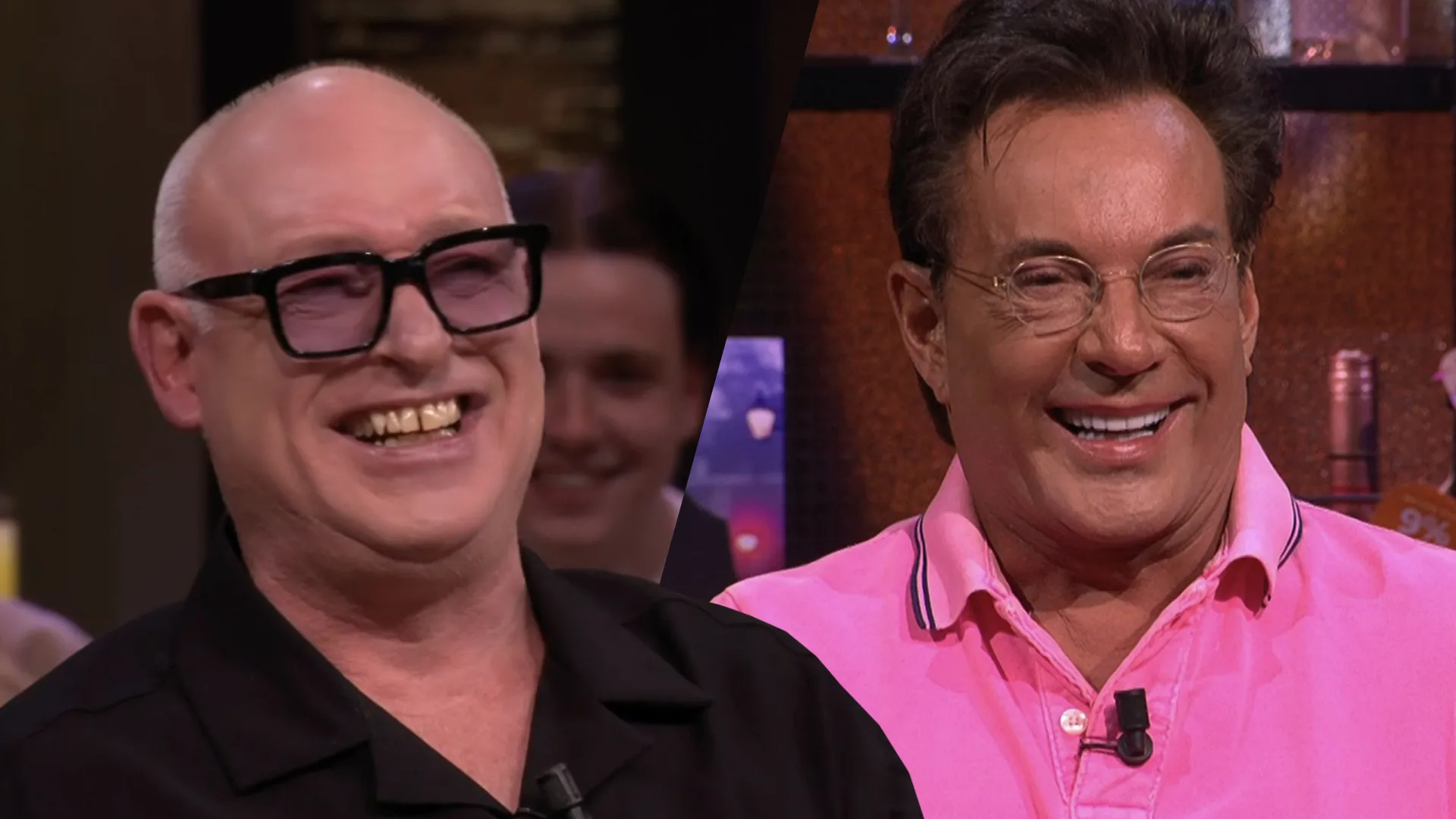 René schiet in de lach om uitspraak van Gerard Joling achter de schermen bij Vandaag Inside