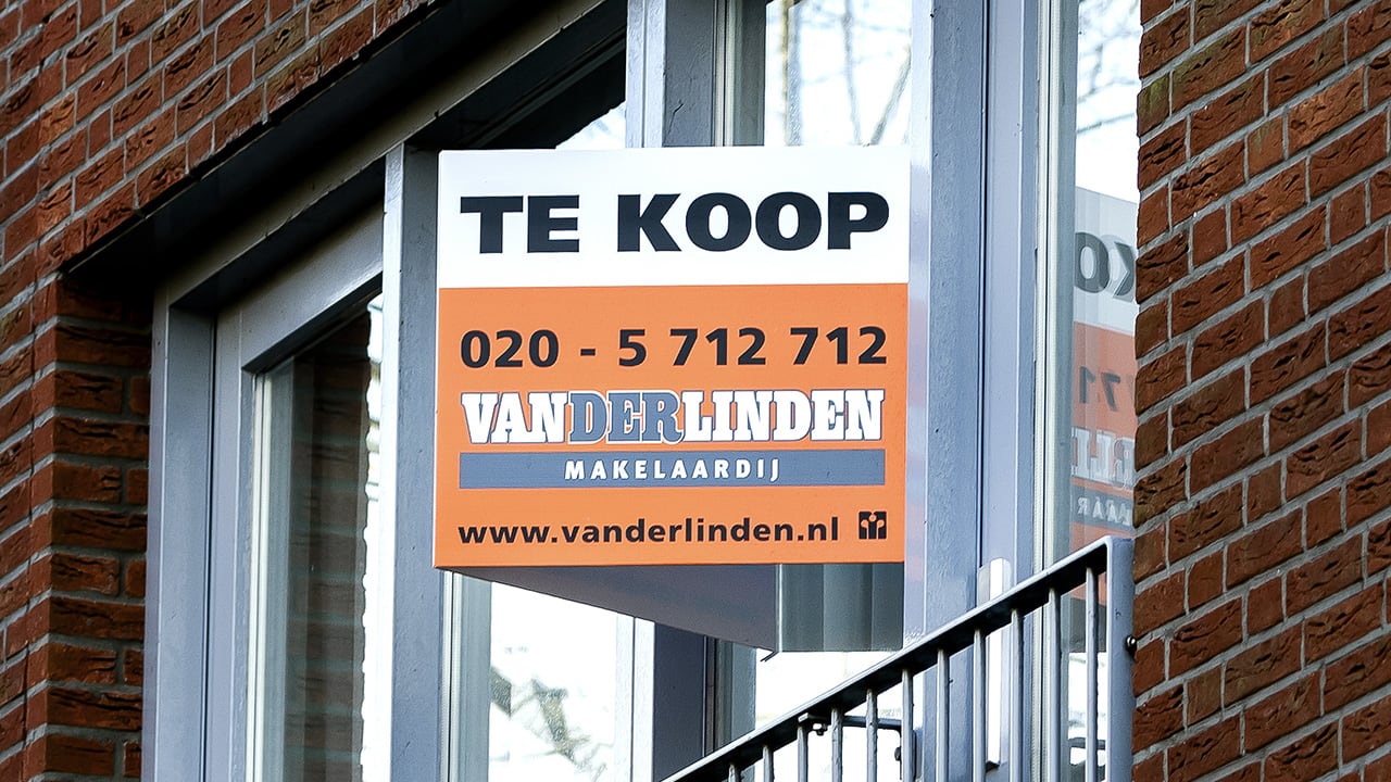 Recordaantal woningen te koop gezet; stijging van huizenprijzen is flink afgezwakt