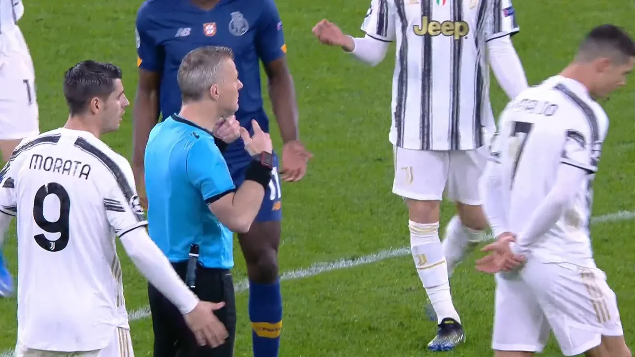 Kuipers laat klagende Ronaldo zien wie de baas is