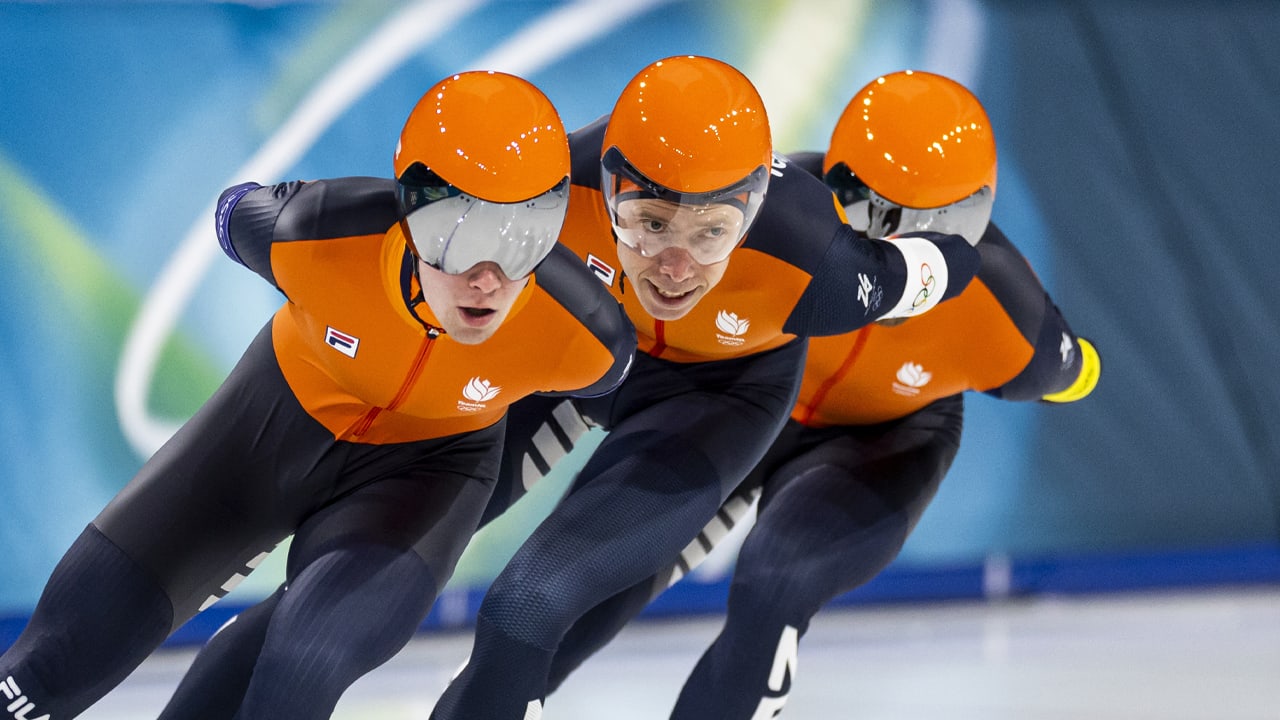 Nederlandse schaatsers grijpen opnieuw naast brons op ploegenachtervolging