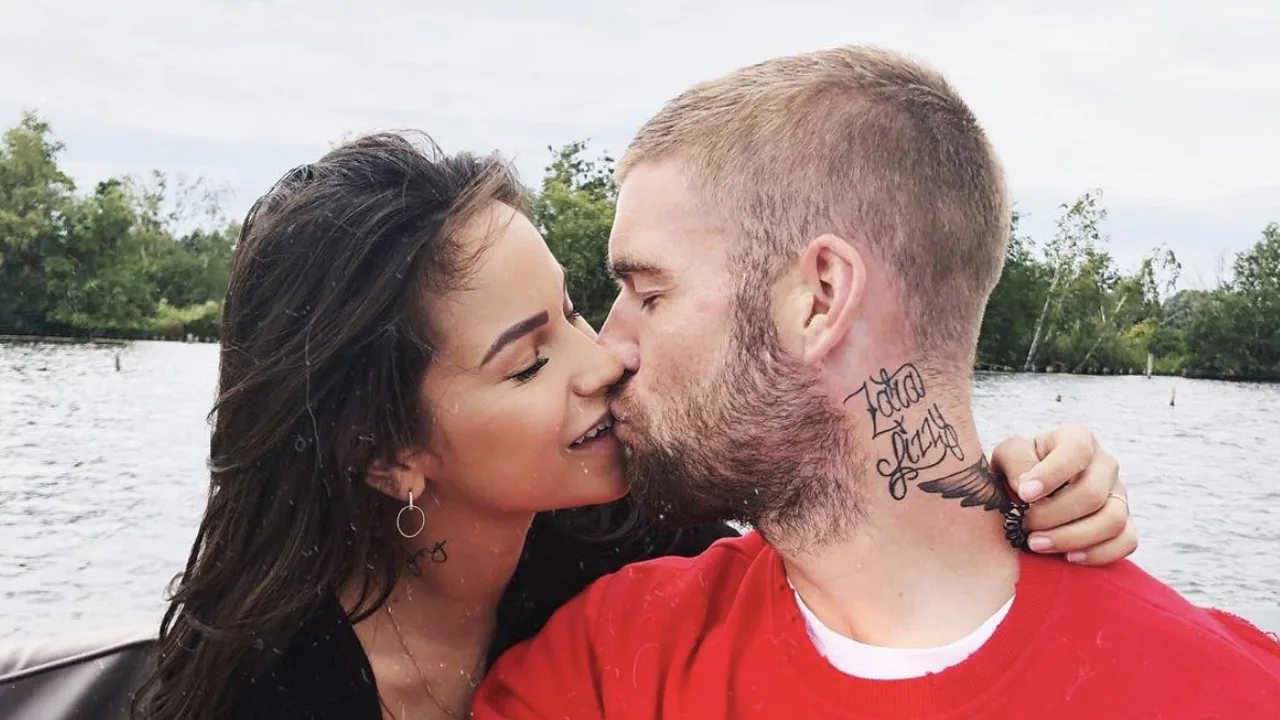 Lars Veldwijk en vlogster Monica Geuze uit elkaar