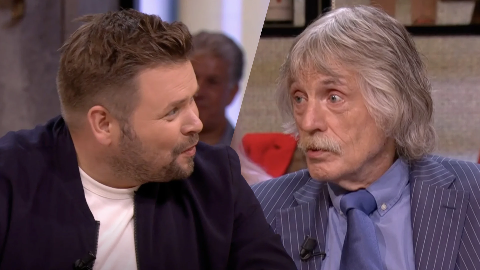 Johan Derksen tegen Thomas van Groningen: 'Je was een karakterloze overloper!'