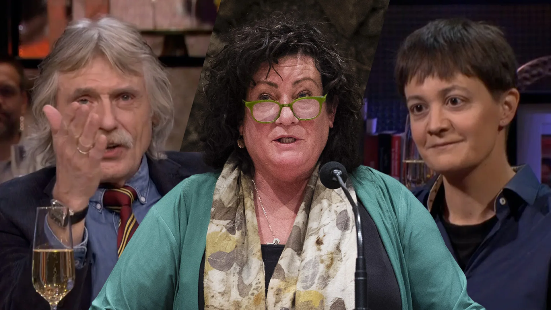 Johan Derksen tegen BBB-Kamerlid Agnes Joseph: 'Als politica stelt Caroline geen fuck voor!'