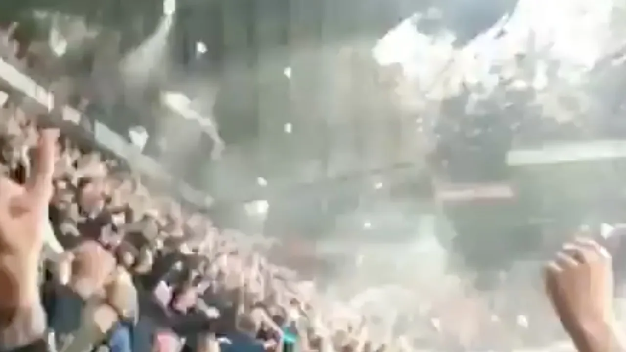 VIDEO: enorme vreugde-explosie met bier in De Grolsch Veste