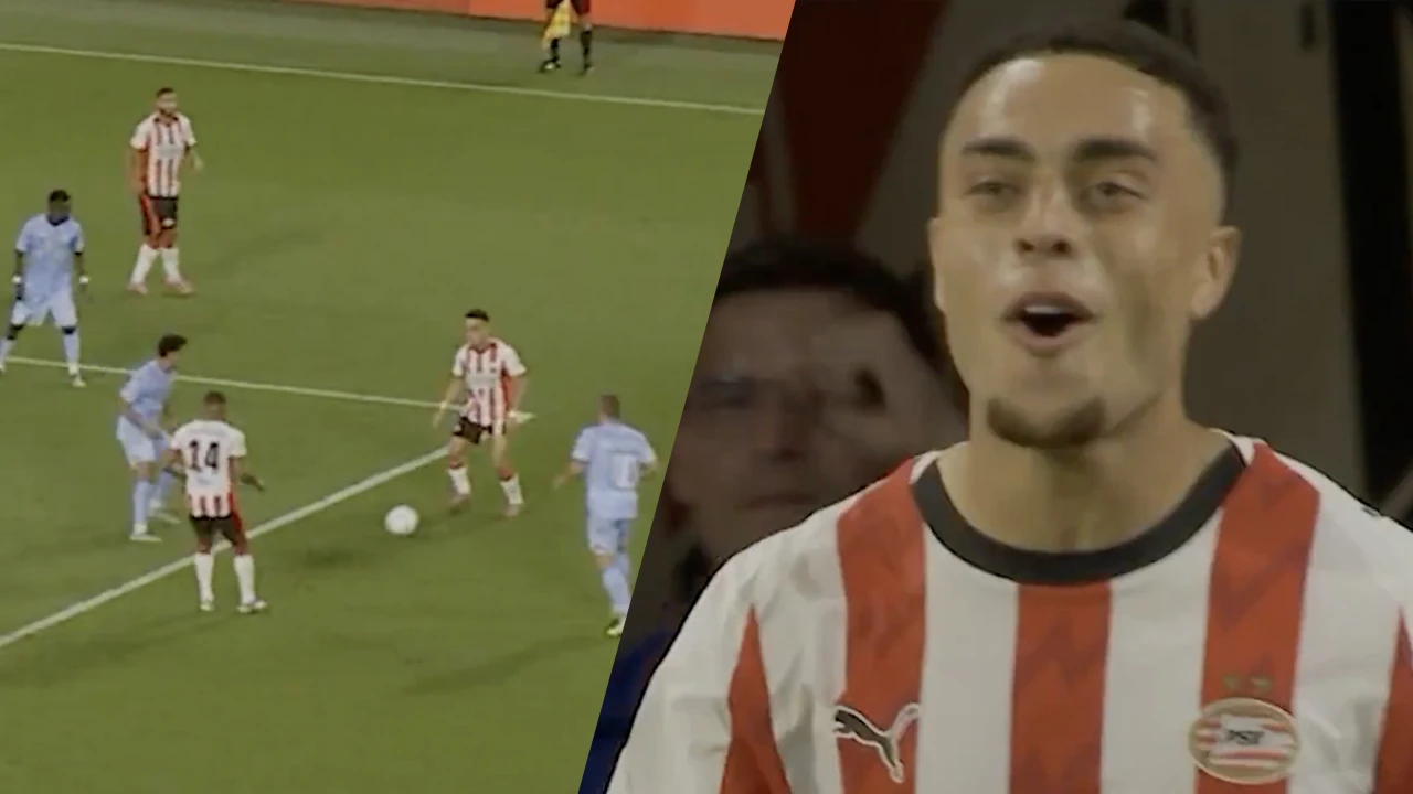 Videogoal: Dest breidt voorsprong voor PSV verder uit na heerlijk combinatiewerk met Pléa