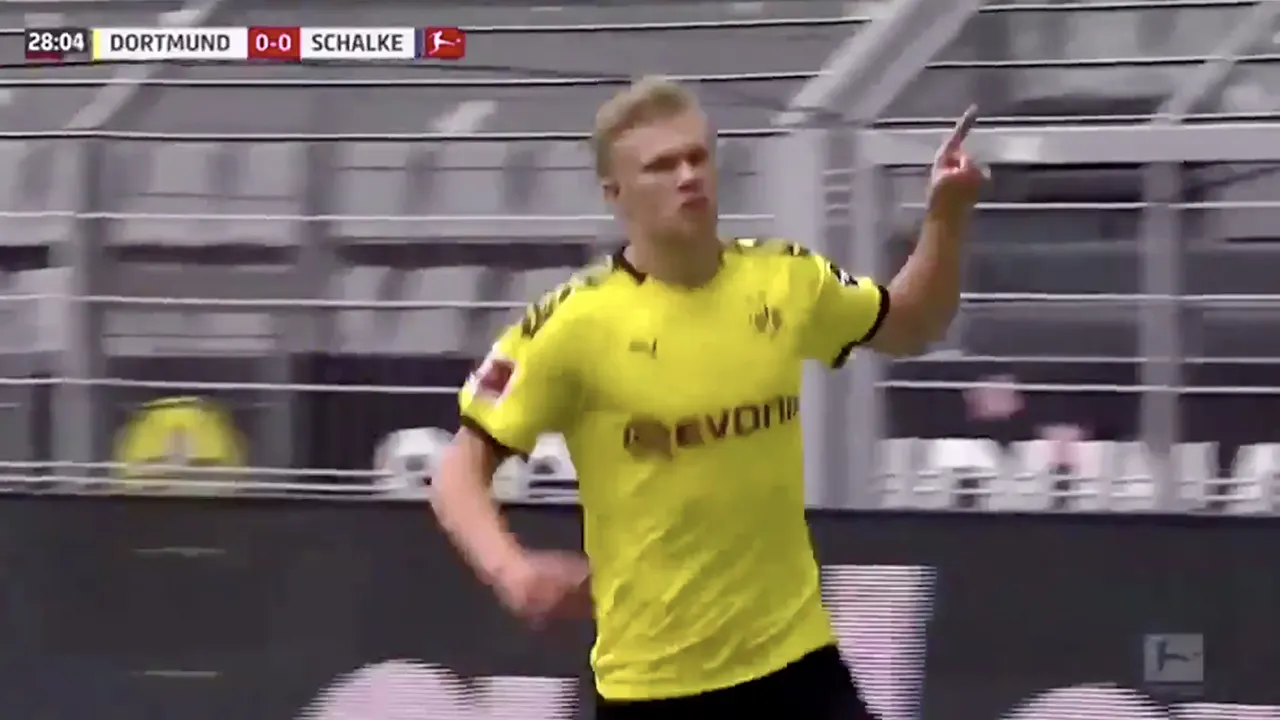 GOAL! Haaland is het scoren nog niet verleerd