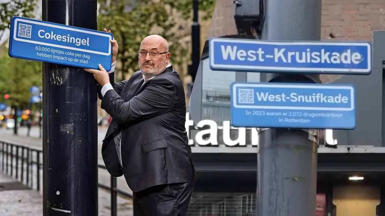 Coolsingel wordt 'Cokesingel': Rotterdam start campagne tegen drugsoverlast