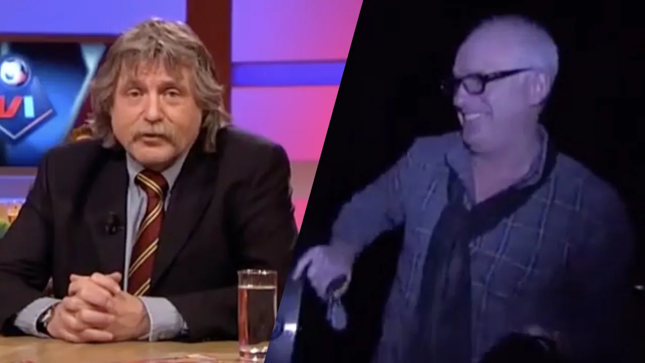 Throwback: Sneeuw zorgt voor bijzondere uitzending: Johan presenteert, René arriveert te laat