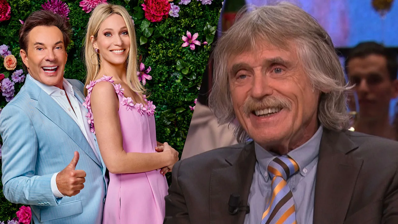 Hélène Hendriks Hendriks en Gerard Joling over klik met Johan Derksen: 'Dat schept een band'