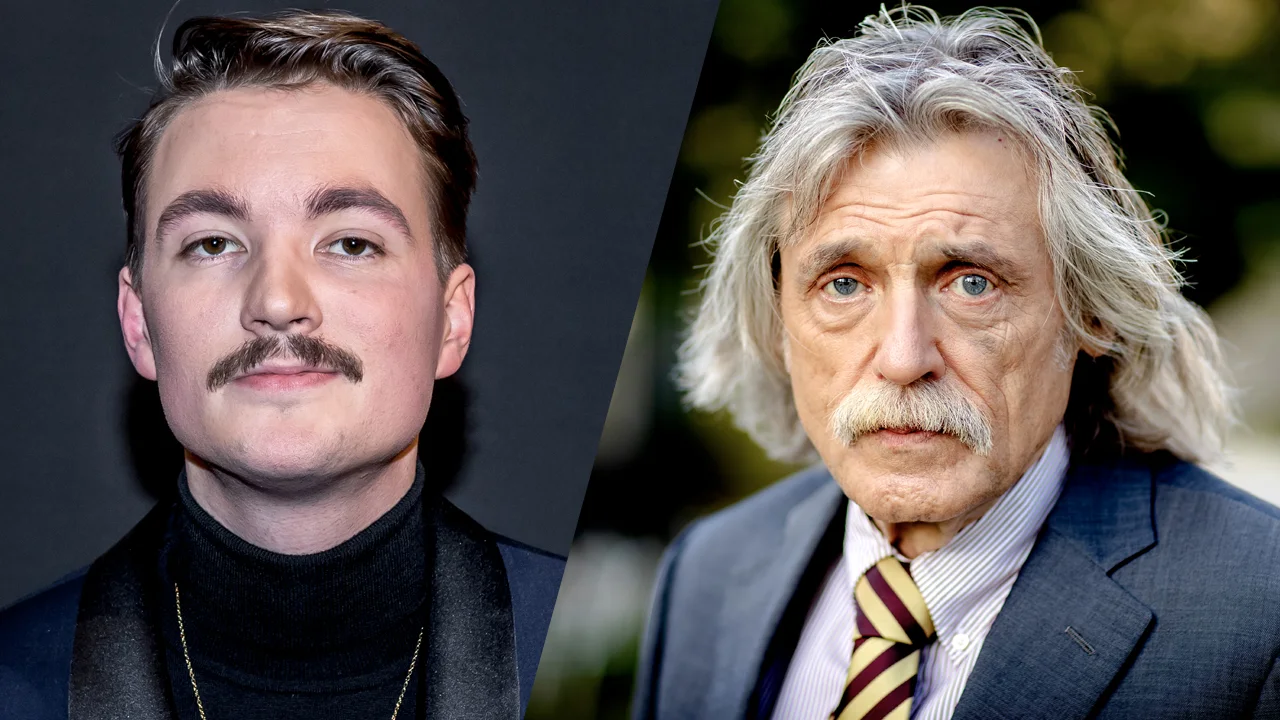 Bram Krikke gaat strijd aan met Johan Derksen: wie heeft de beste snor?