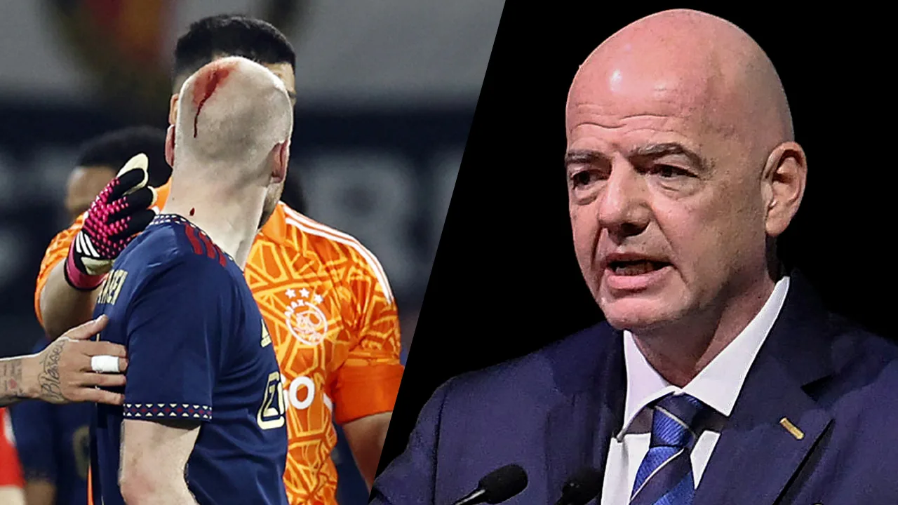 Infantino spreekt schande van supportersgeweld tijdens de Klassieker