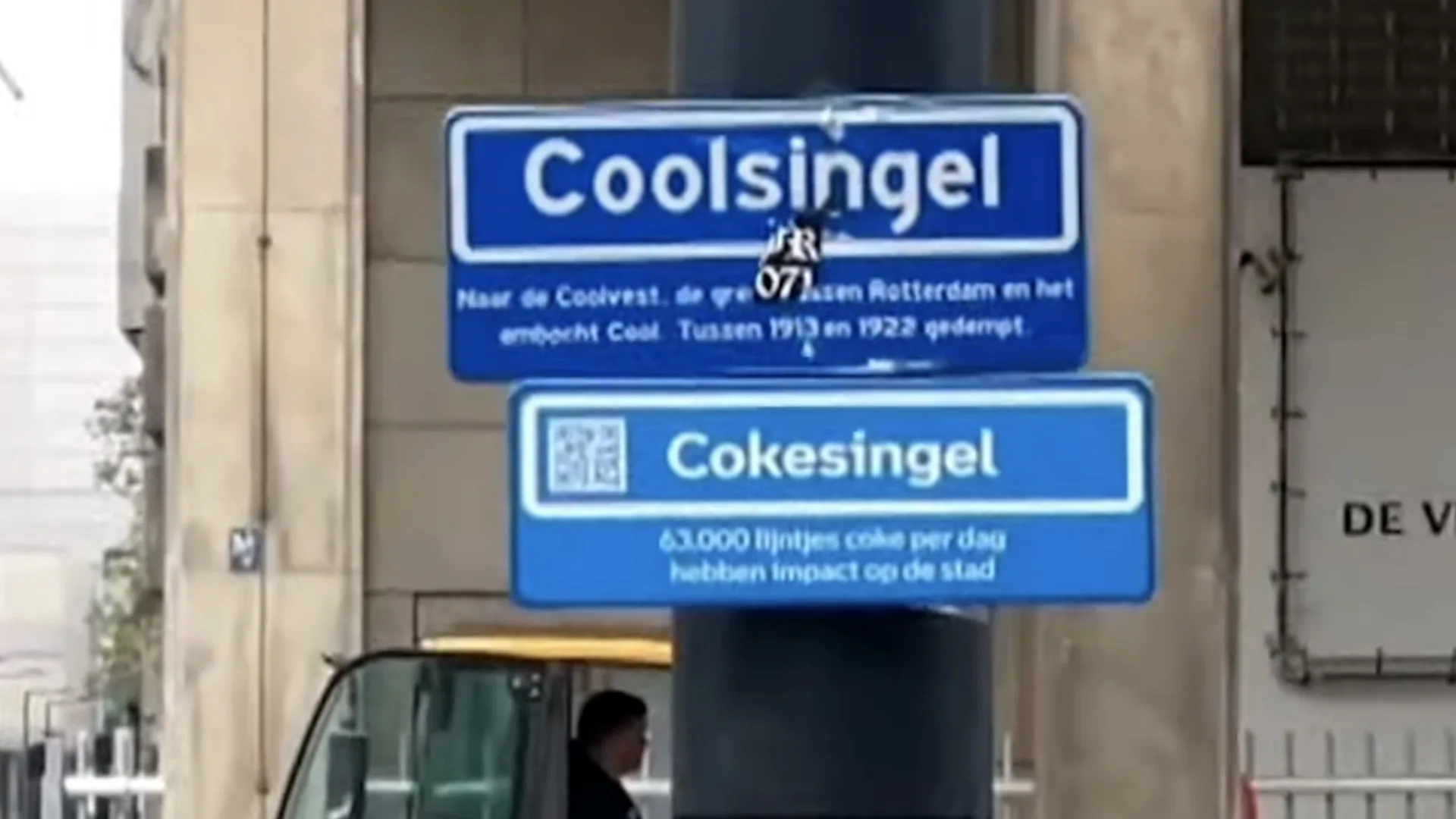 Drugs-straatborden als ‘Nakstraat’ en ‘West-Snuifkade’ nu al massaal gestolen