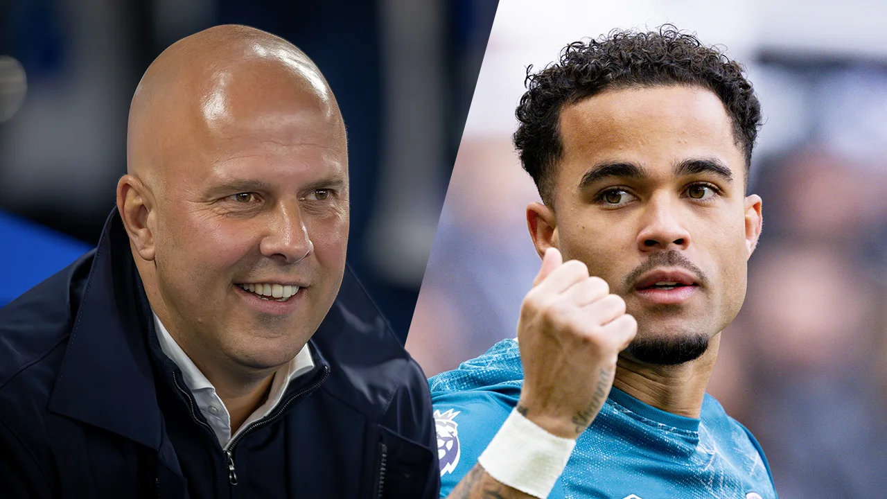 Arne Slot neemt het op voor Justin Kluivert: 'Hij is een goed voorbeeld dat het wél kan'