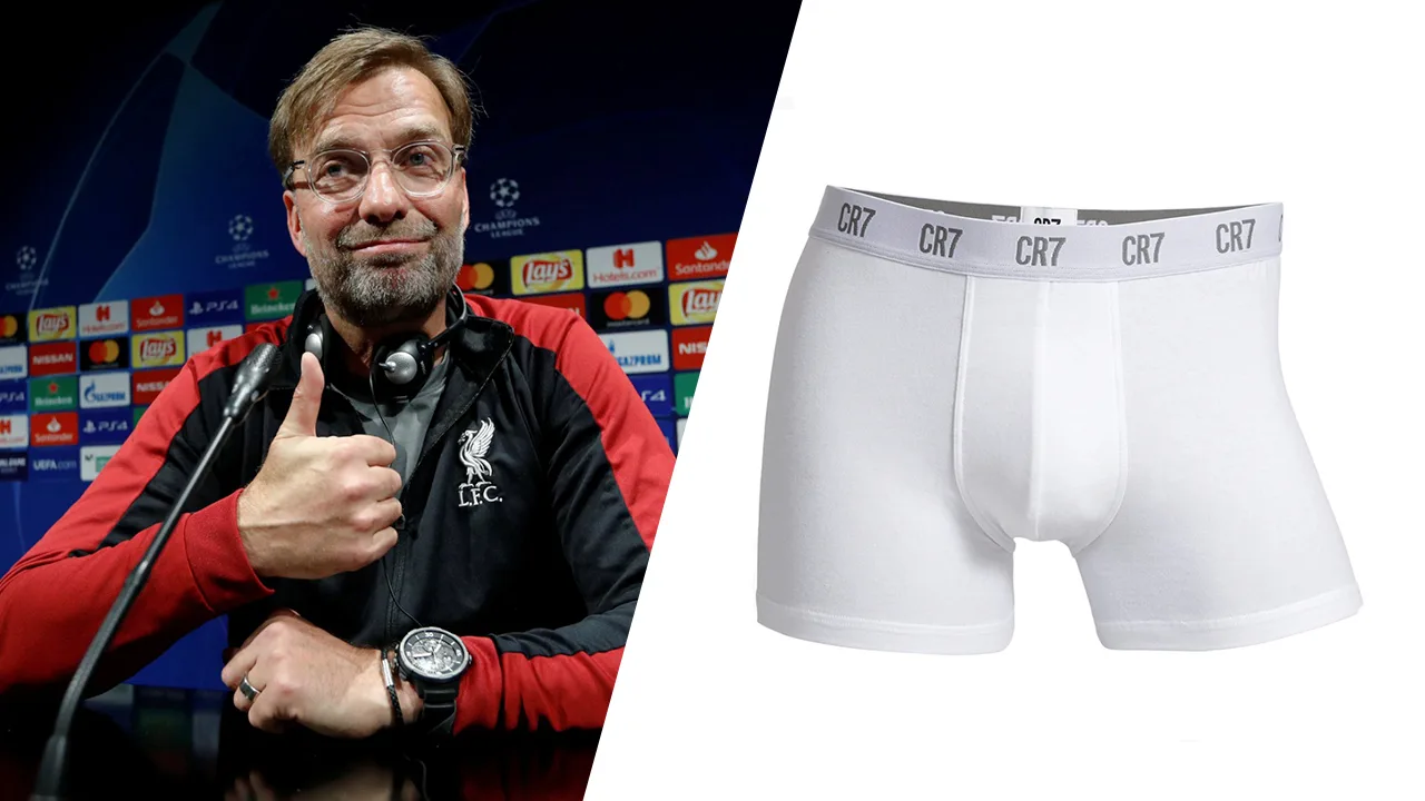 Klopp bereidde Liverpool in 'CR7-onderbroek' voor op Champions League-finale