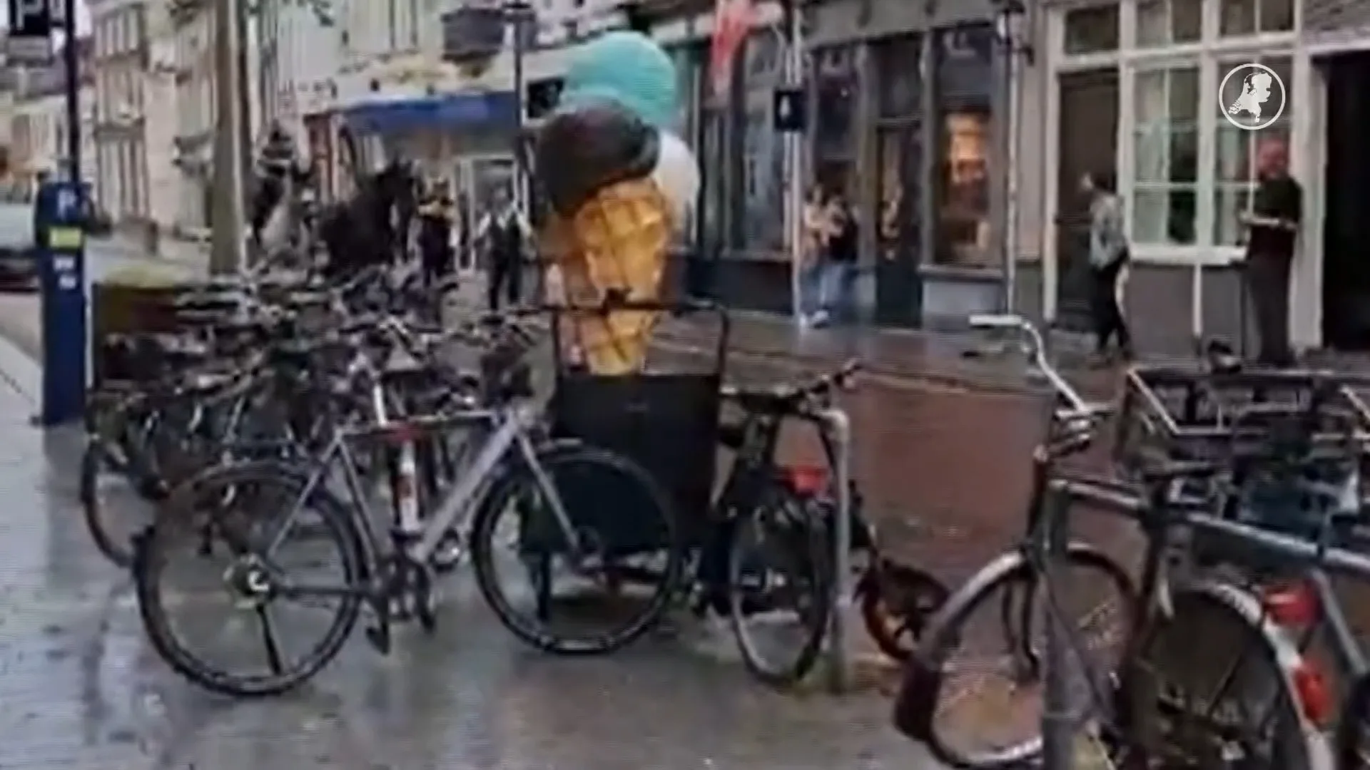 Automobilist rijdt opzettelijk in op politiepaarden