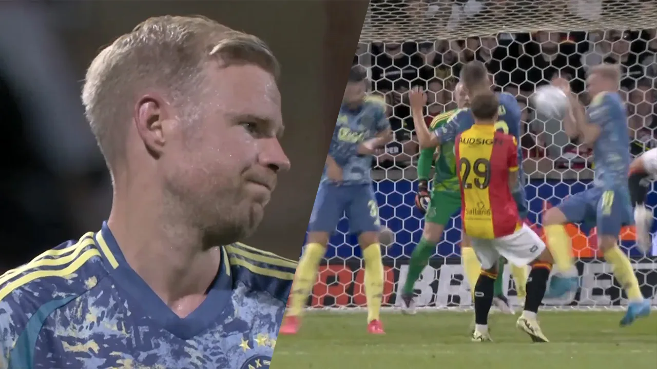 Video: ontsnapt Ajax hier aan een penalty tegen Go Ahead Eagles?